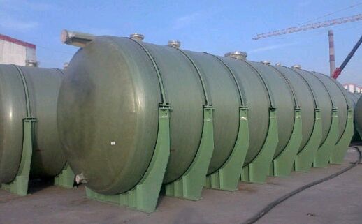 臥式玻璃鋼鹽酸罐